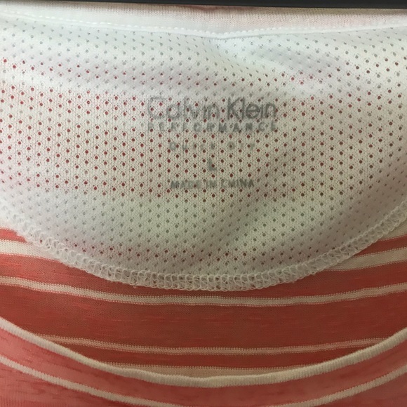 Calvin Klein Striped Performance Short Sleeve Tee - Picture 2 of 5